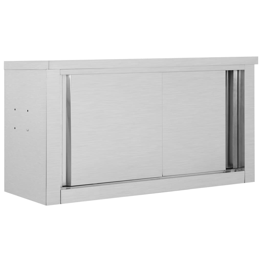 Dulap Perete Bucătărie Uși Glisante 150X40X50Cm Oțel Inoxidabil