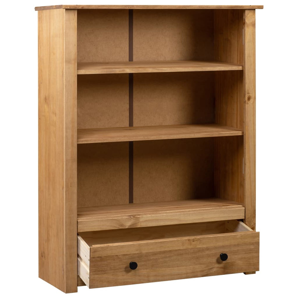 Bibliotecă, 80 X 35 X 110 Cm, Lemn Masiv De Pin, Gama Panama