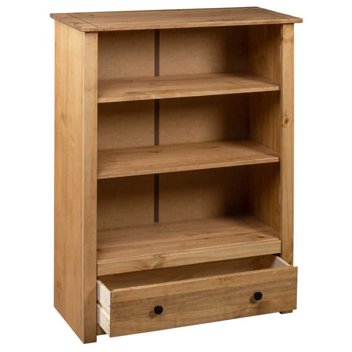 Bibliotecă, 80 X 35 X 110 Cm, Lemn Masiv De Pin, Gama Panama