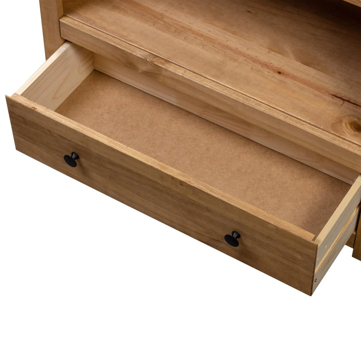 Bibliotecă, 80 X 35 X 110 Cm, Lemn Masiv De Pin, Gama Panama