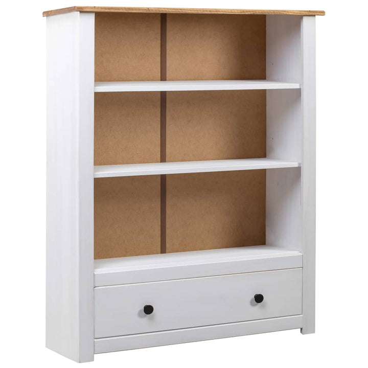 Bibliotecă, 80 X 35 X 110 Cm, Lemn Masiv De Pin, Gama Panama