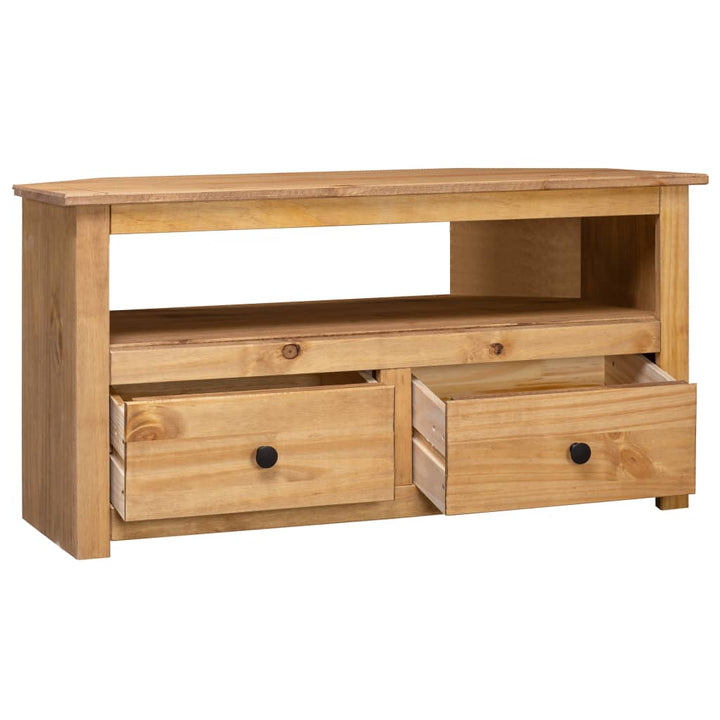 Comodă Tv De Colț, 93X49X49 Cm, Lemn Masiv De Pin, Gama Panama