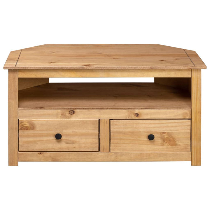 Comodă Tv De Colț, 93X49X49 Cm, Lemn Masiv De Pin, Gama Panama