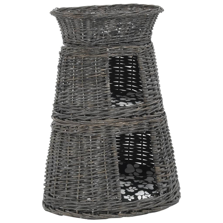 Set Coșuri Pisici, Perne, 3 Piese, , 47X34X60 Cm, Răchită