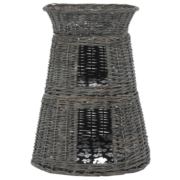Set Coșuri Pisici, Perne, 3 Piese, , 47X34X60 Cm, Răchită