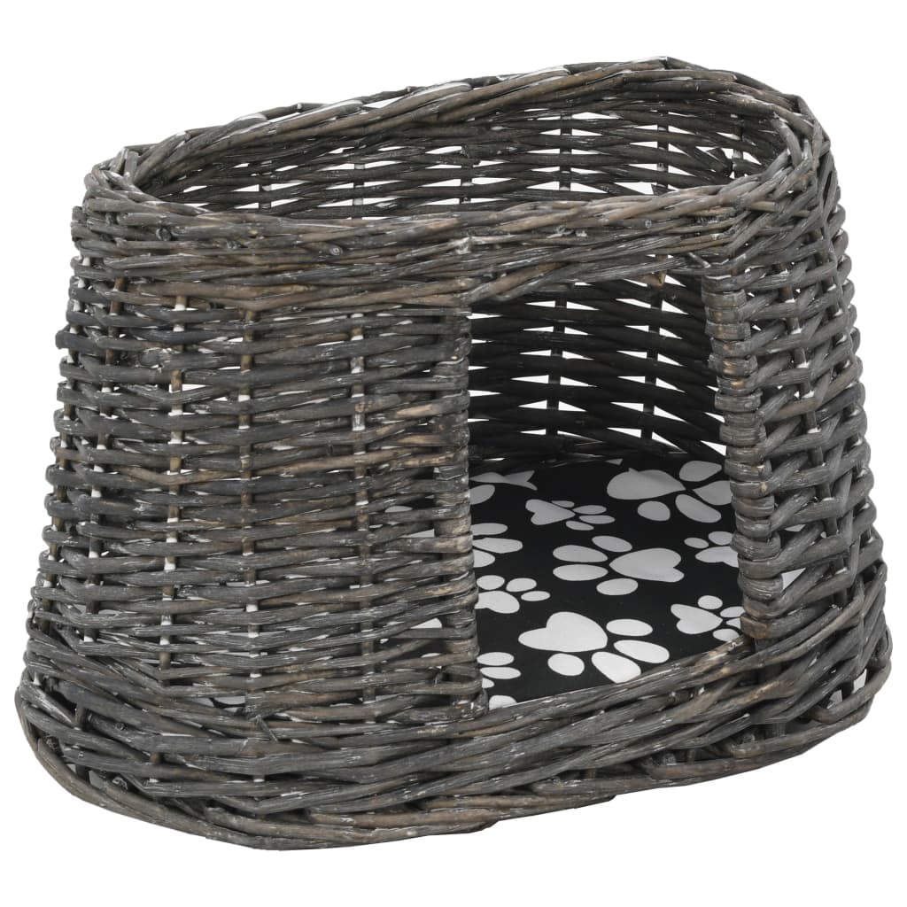 Set Coșuri Pisici, Perne, 3 Piese, , 47X34X60 Cm, Răchită