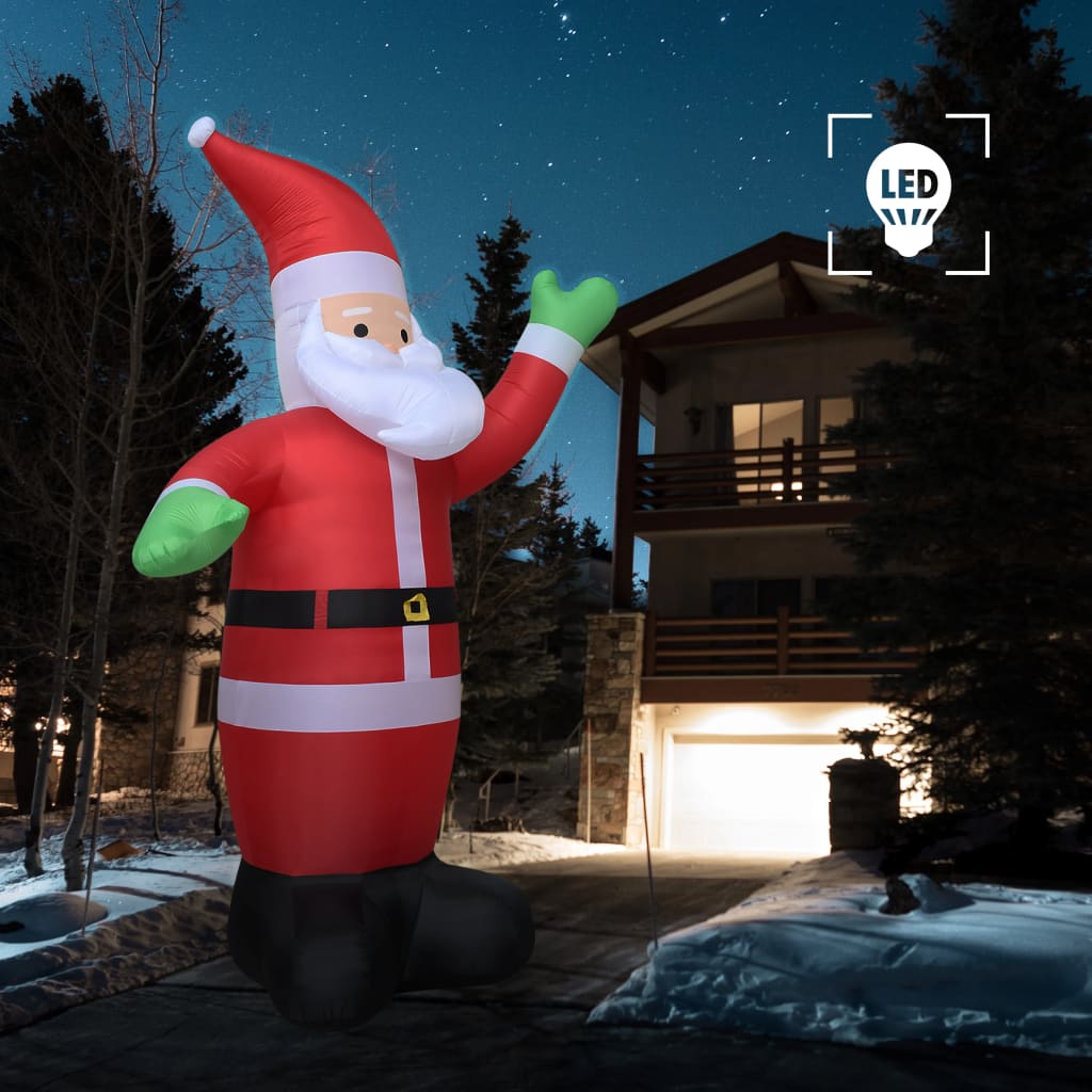 Decorațiune Crăciun Moș Crăciun Gonflabil Cu Led-Uri Ip44 4,5 M