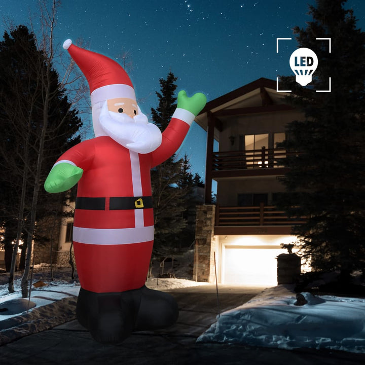 Decorațiune Crăciun Moș Crăciun Gonflabil Cu Led-Uri Ip44 4,5 M