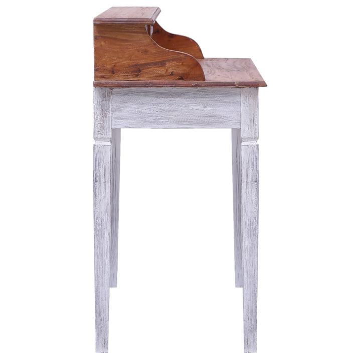 Birou De Scris Cu Sertare, 90X50X101 Cm, Lemn Masiv De Mahon