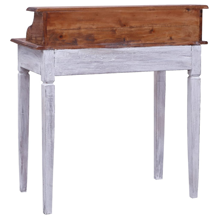 Birou De Scris Cu Sertare, 90X50X101 Cm, Lemn Masiv De Mahon