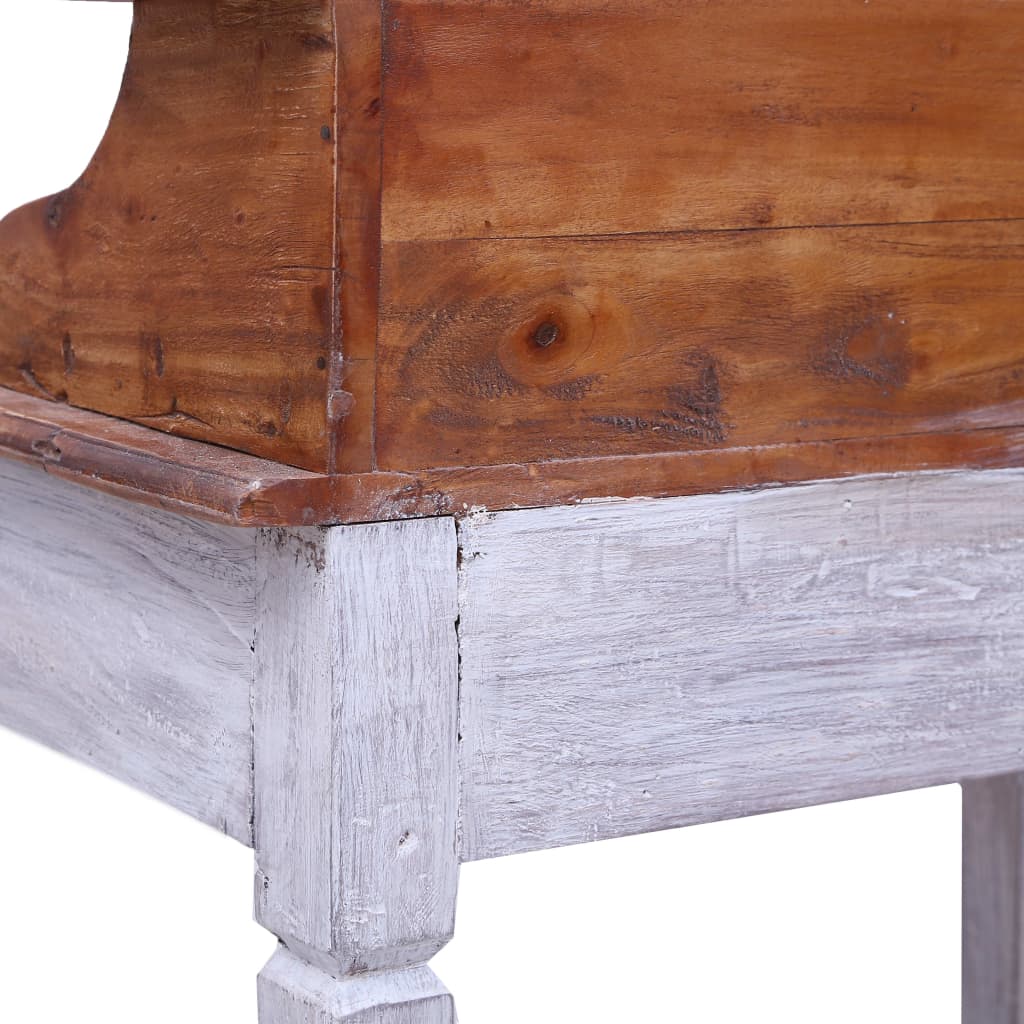 Birou De Scris Cu Sertare, 90X50X101 Cm, Lemn Masiv De Mahon
