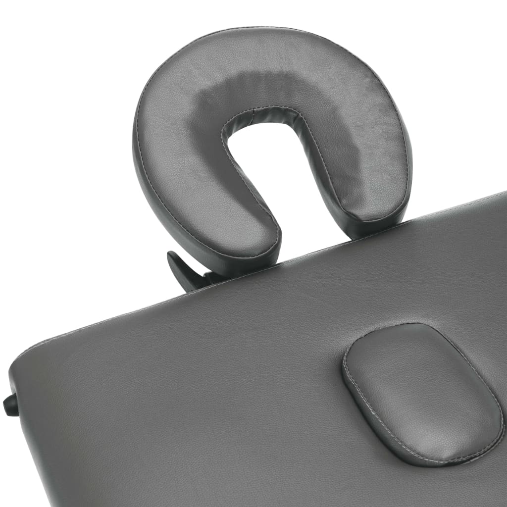 Masă De Masaj Cu 3 Zone, Cadru Aluminiu, , 186 X 68 Cm