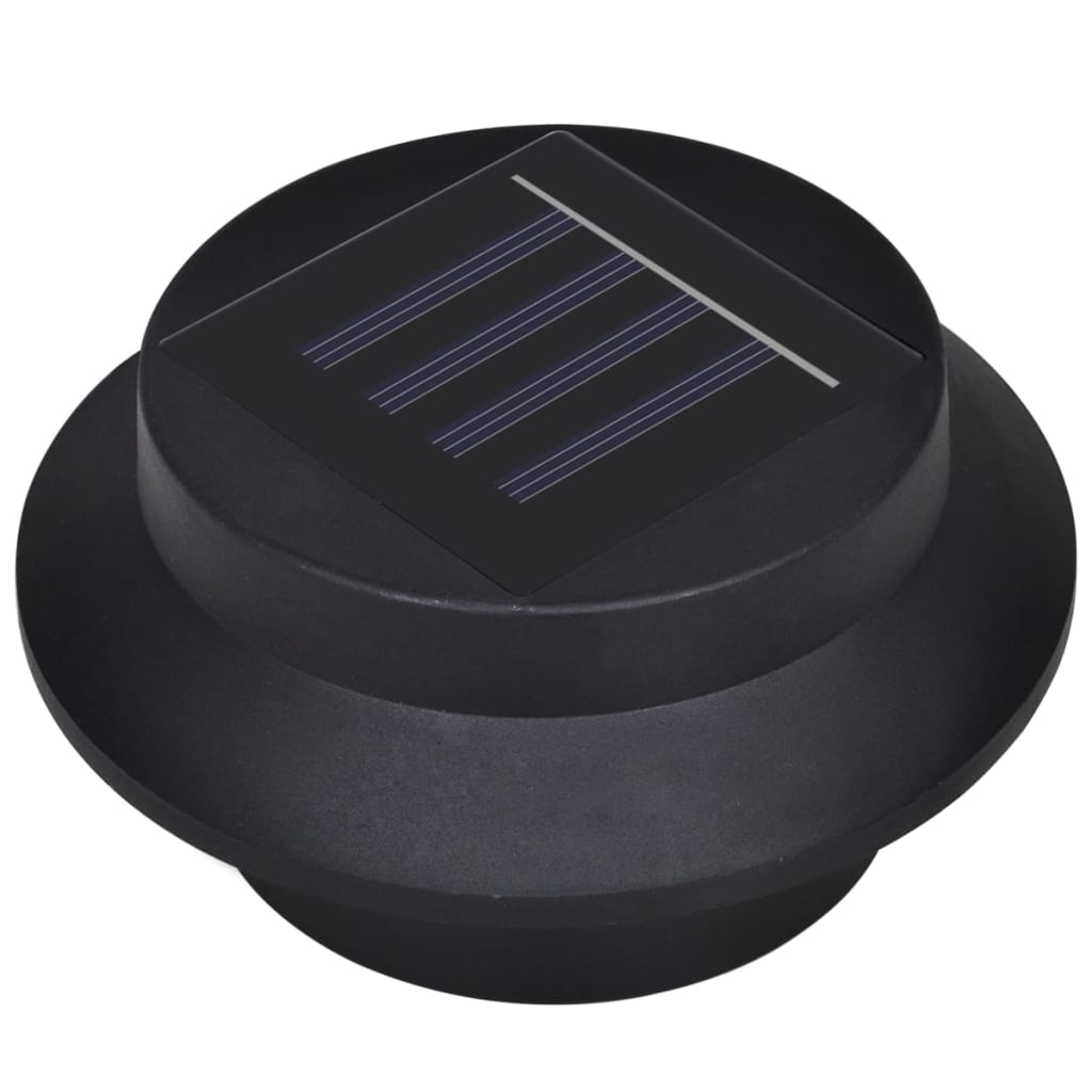 Lămpi Solare De Exterior Pentru Gard, 12 Buc., , Led