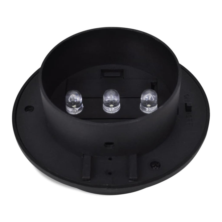 Lămpi Solare De Exterior Pentru Gard, 12 Buc., , Led