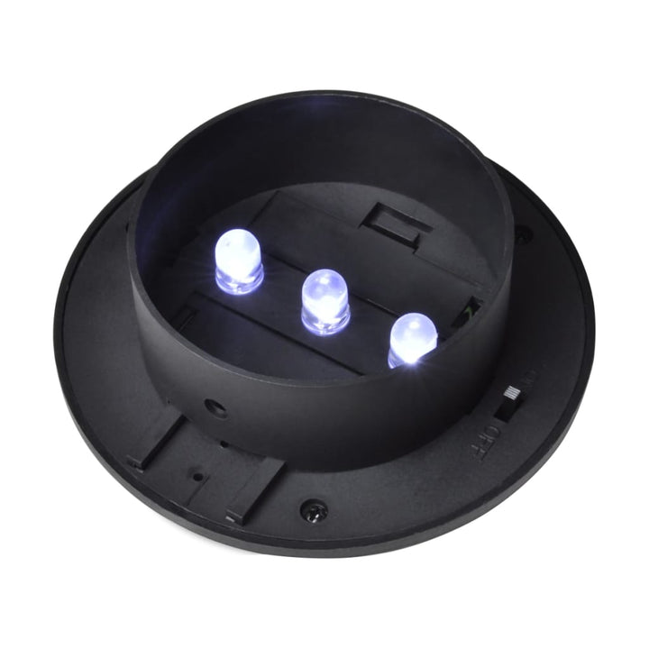 Lămpi Solare De Exterior Pentru Gard, 12 Buc., , Led