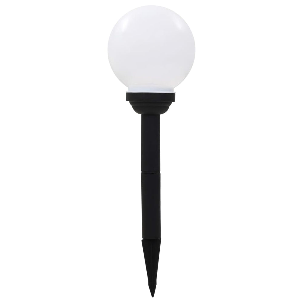 Lămpi Solare De Exterior Cu Led, 8 Buc., 15 Cm, Rgb, Sferic