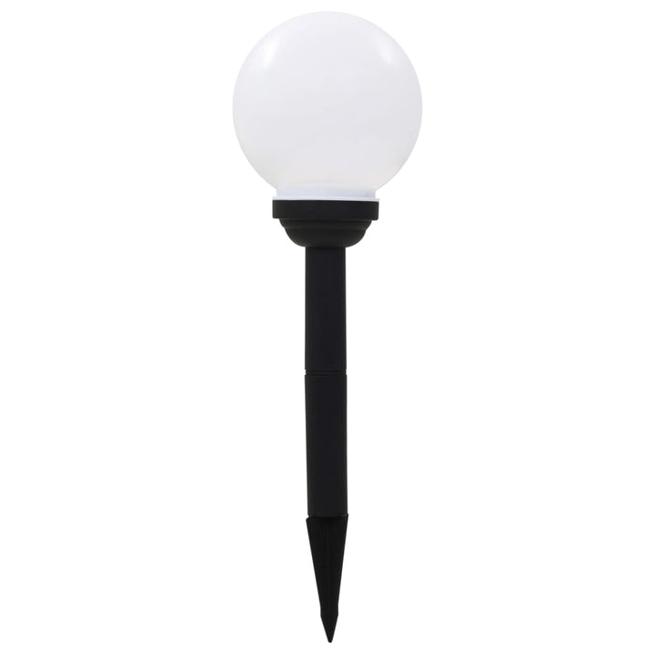 Lămpi Solare De Exterior Cu Led, 8 Buc., 15 Cm, Rgb, Sferic