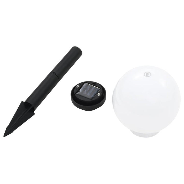 Lămpi Solare De Exterior Cu Led, 8 Buc., 15 Cm, Rgb, Sferic
