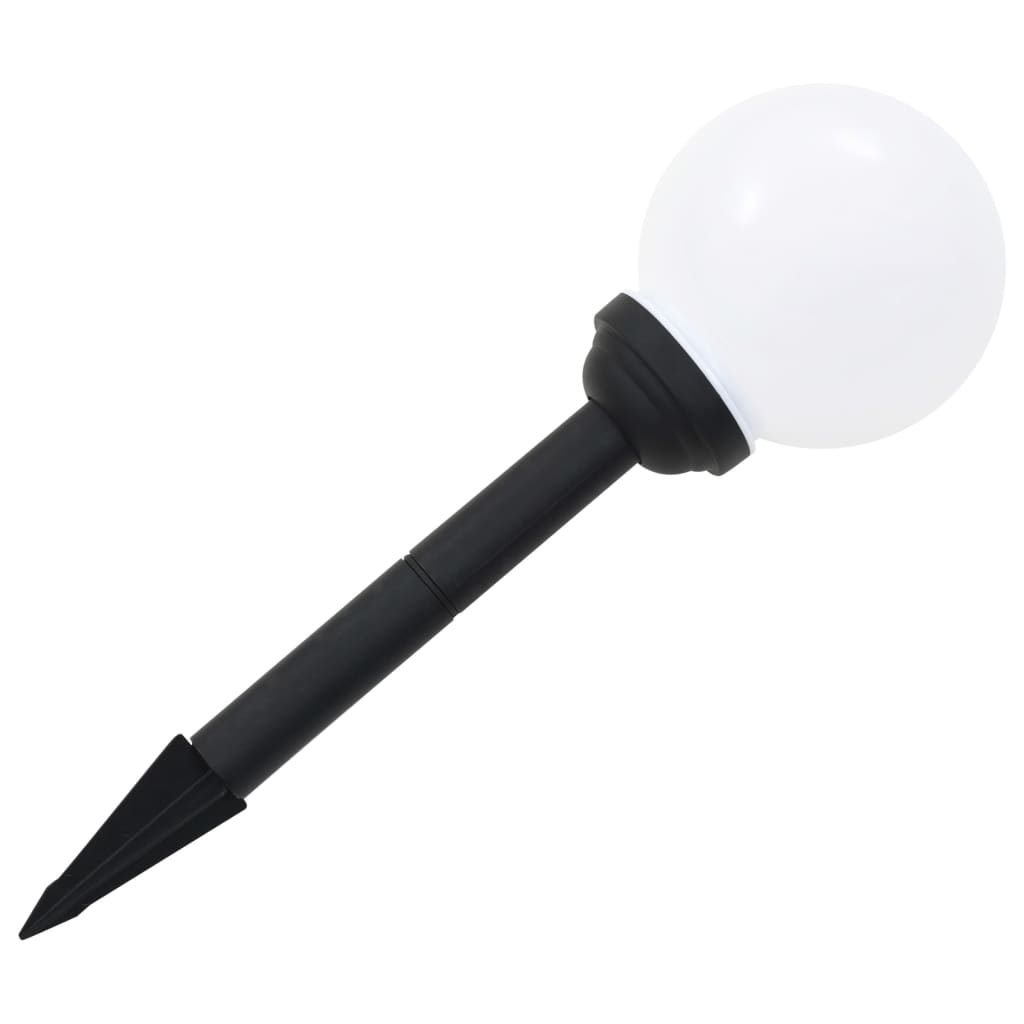 Lămpi Solare De Exterior Cu Led, 8 Buc., 15 Cm, Rgb, Sferic
