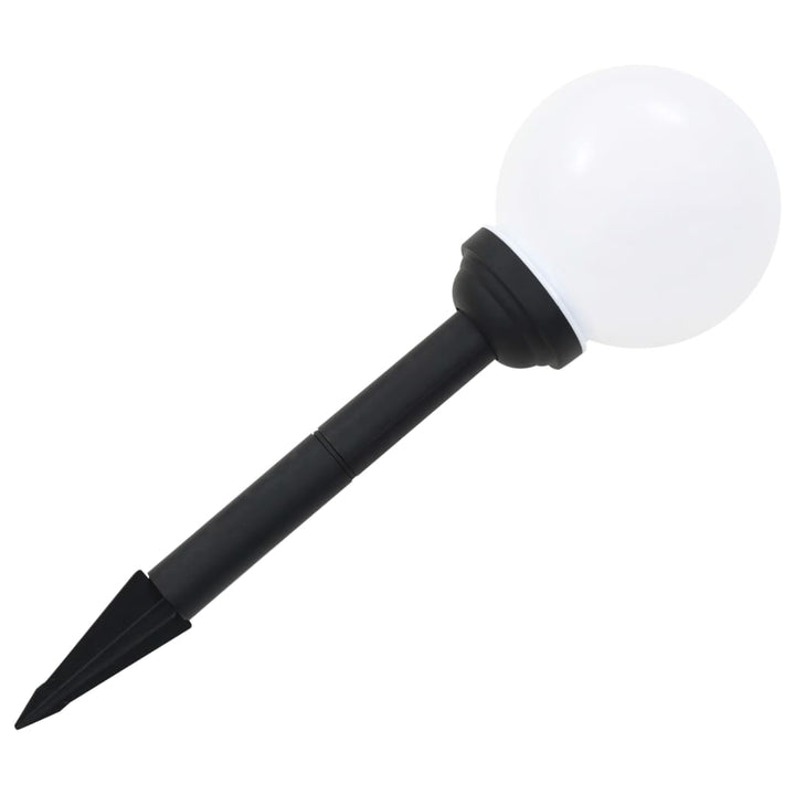 Lămpi Solare De Exterior Cu Led, 8 Buc., 15 Cm, Rgb, Sferic