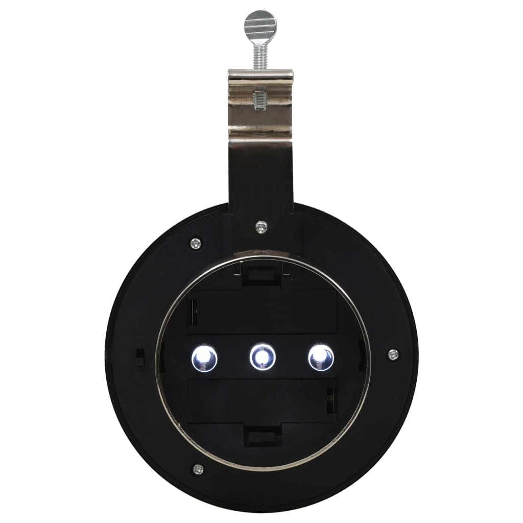 Lămpi Solare De Exterior Led, 12 Buc., Alb, 12 Cm, Rotund