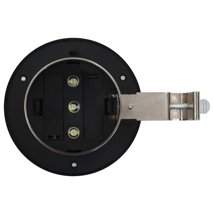 Lămpi Solare De Exterior Led, 12 Buc., Alb, 12 Cm, Rotund