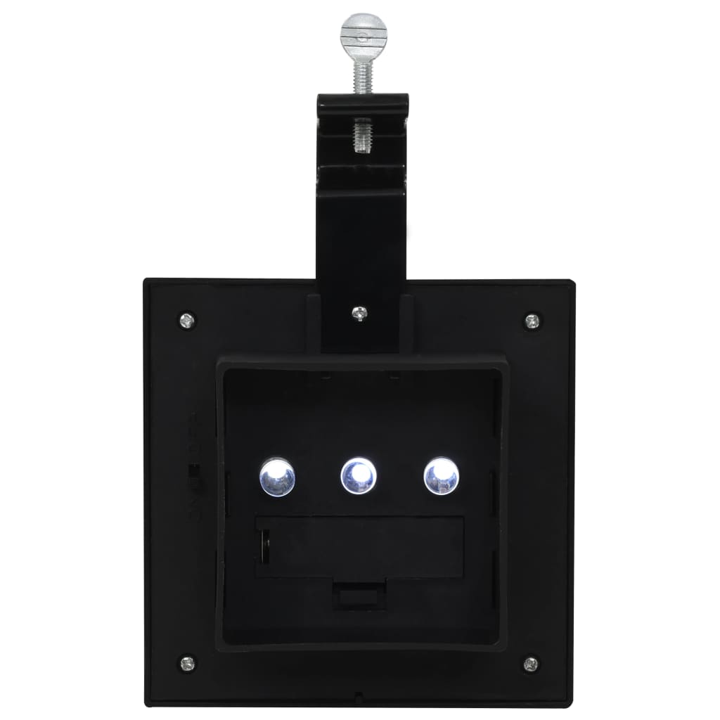 Lămpi Solare De Exterior, 12 Buc., , 12 Cm, Pătrat, Led