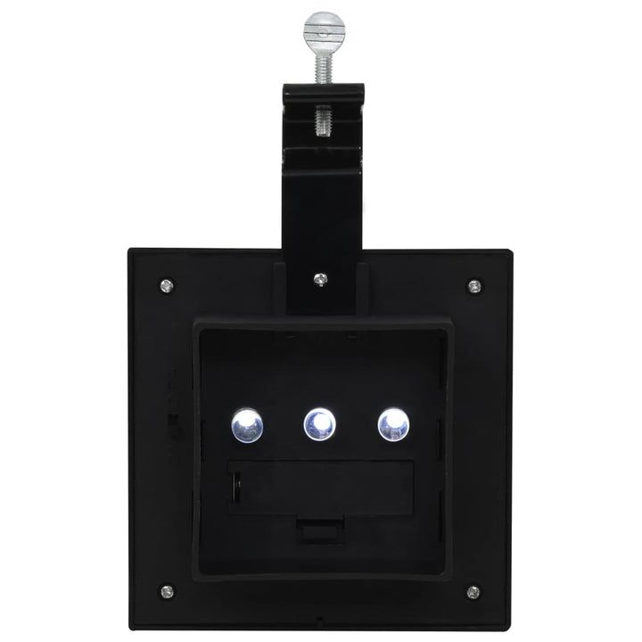 Lămpi Solare De Exterior, 12 Buc., , 12 Cm, Pătrat, Led