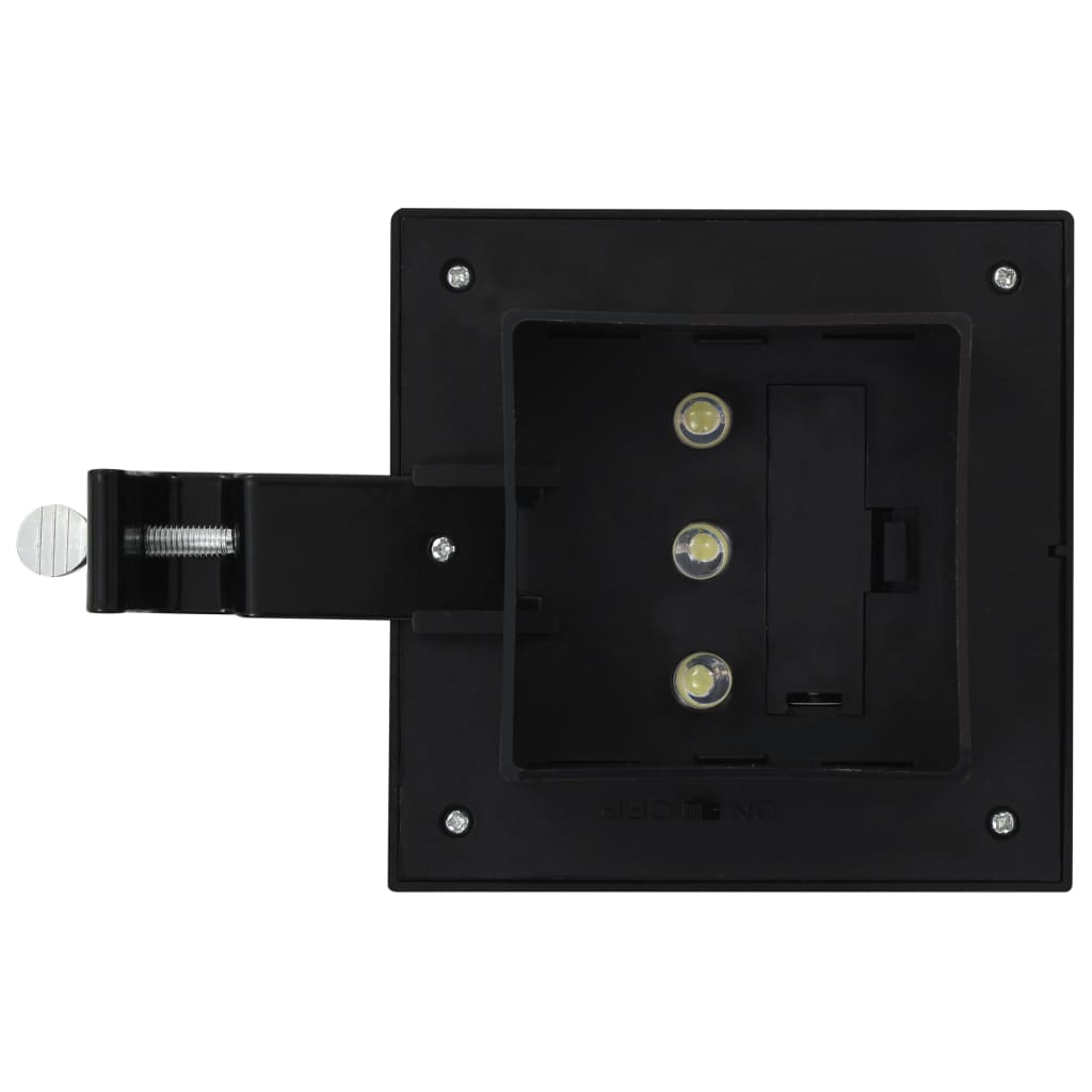 Lămpi Solare De Exterior, 12 Buc., , 12 Cm, Pătrat, Led