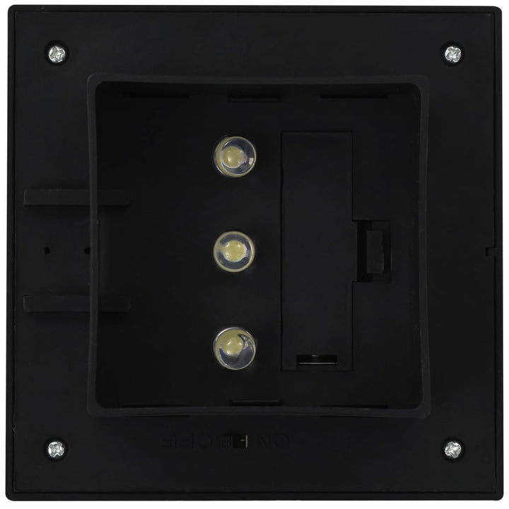 Lămpi Solare De Exterior, 12 Buc., , 12 Cm, Pătrat, Led