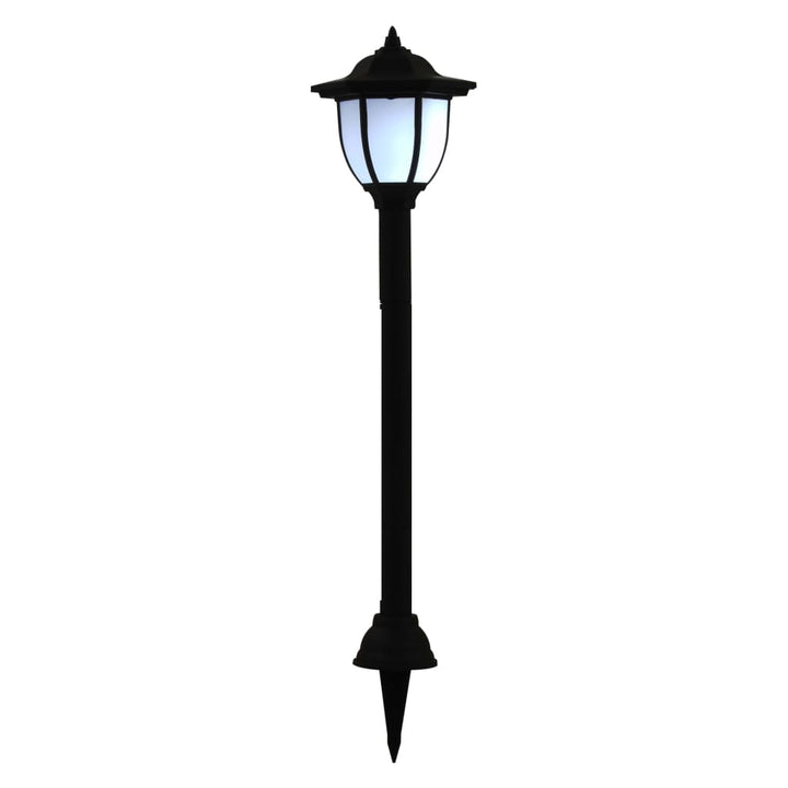 Lămpi Solare De Exterior Cu Led, 6 Buc., Negru