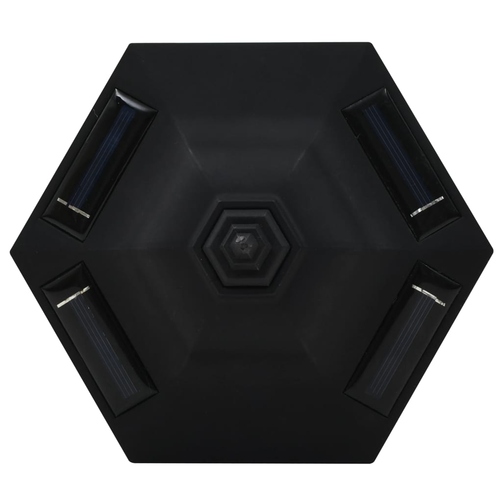 Lămpi Solare De Exterior Cu Led, 6 Buc., Negru