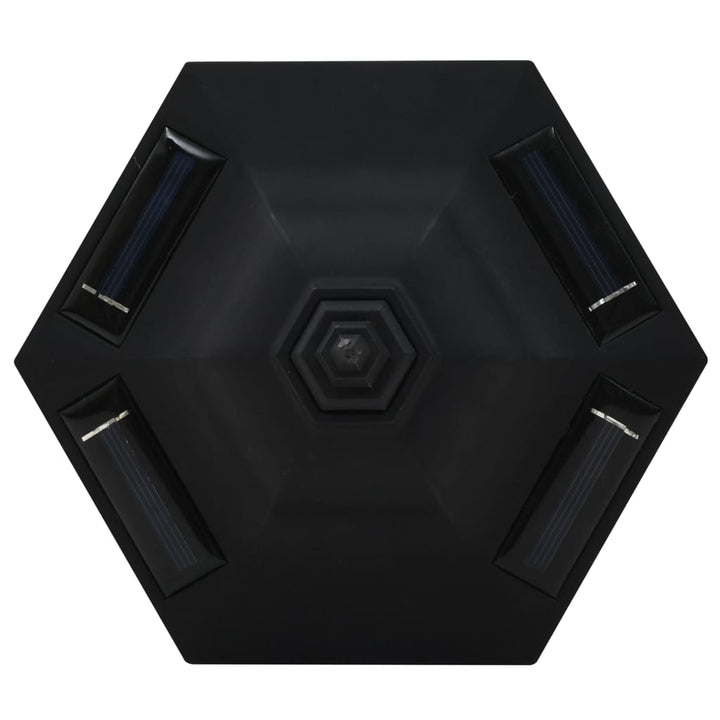 Lămpi Solare De Exterior Cu Led, 6 Buc., Negru
