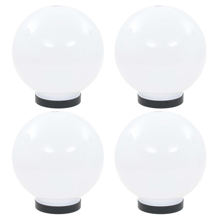 Lămpi Glob Cu Led, 4 Buc., , Pmma, Sferic