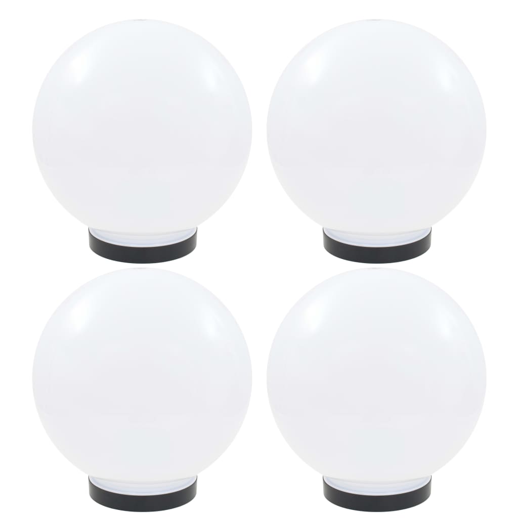 Lămpi Glob Cu Led, 4 Buc., , Pmma, Sferic