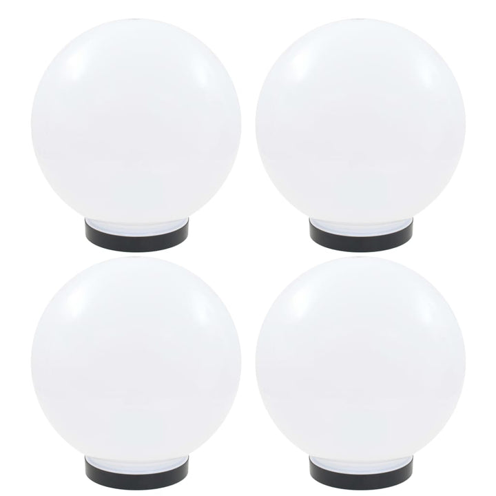 Lămpi Glob Cu Led, 4 Buc., , Pmma, Sferic