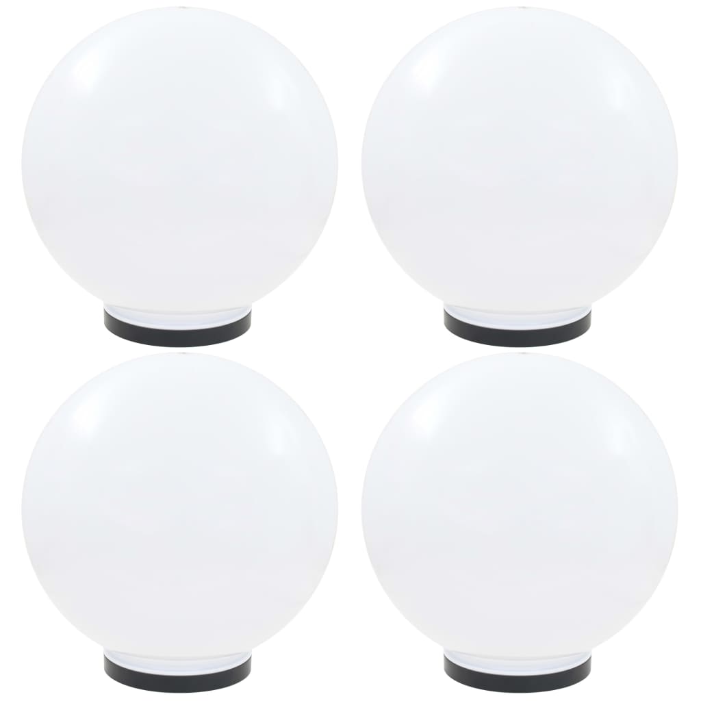 Lămpi Glob Cu Led, 4 Buc., , Pmma, Sferic