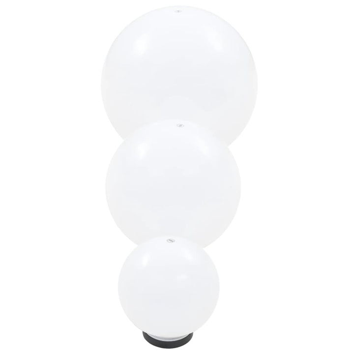 Set Lămpi Glob Cu Led, 6 Buc., 20/30/40 Cm, Pmma, Sferic