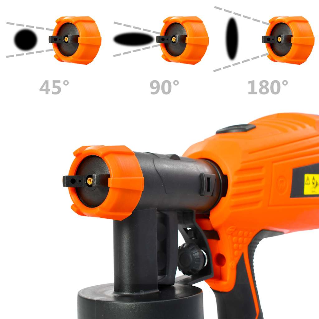Pistol Electric De Vopsit Cu Duze În 3 Dimensiuni 500 W 800 Ml