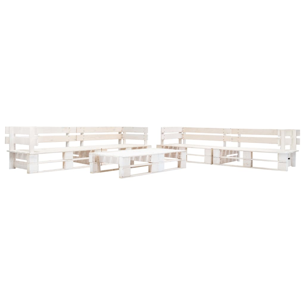 Set Mobilier De Grădină Din Paleți, 6 Piese, , Lemn