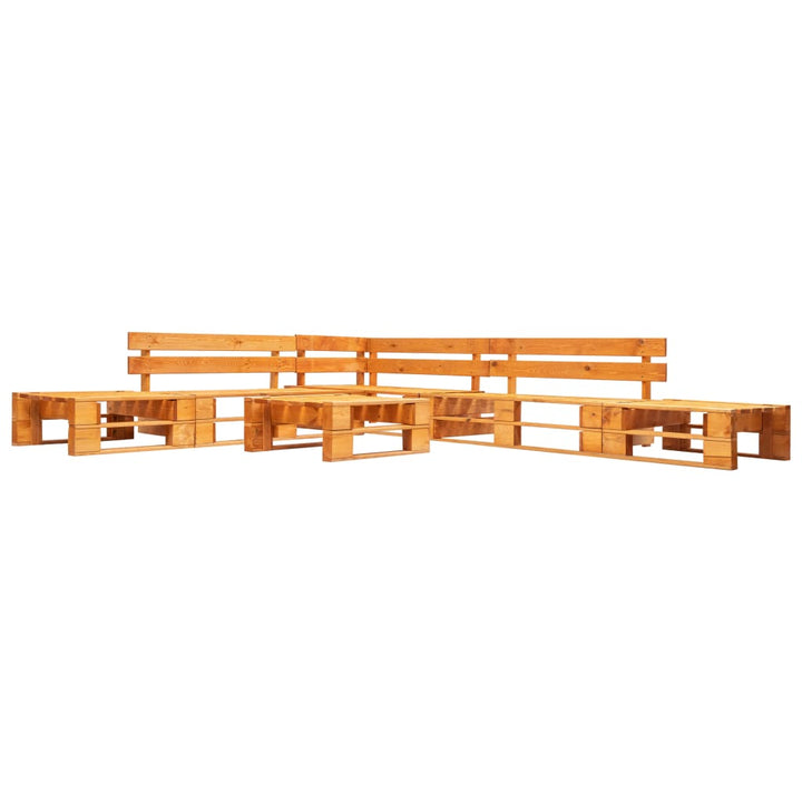 Set Mobilier De Grădină Din Paleți, 6 Piese, , Lemn