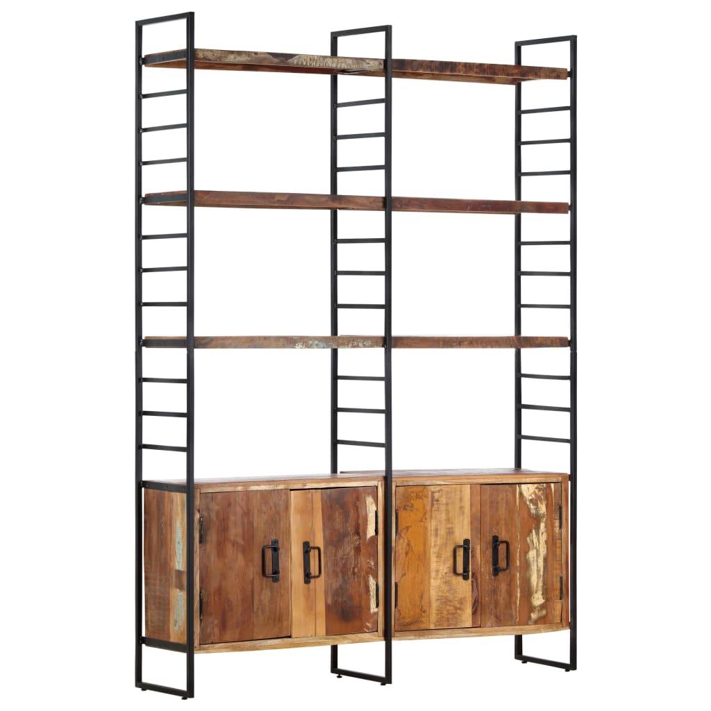 Bibliotecă Cu 4 Rafturi, 124 X 30 X 180 Cm,