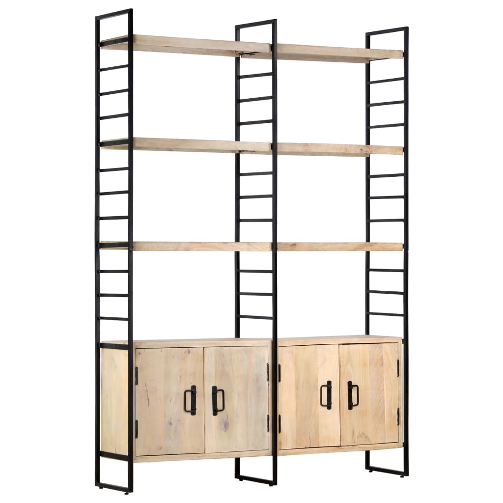 Bibliotecă Cu 4 Rafturi, 124 X 30 X 180 Cm,