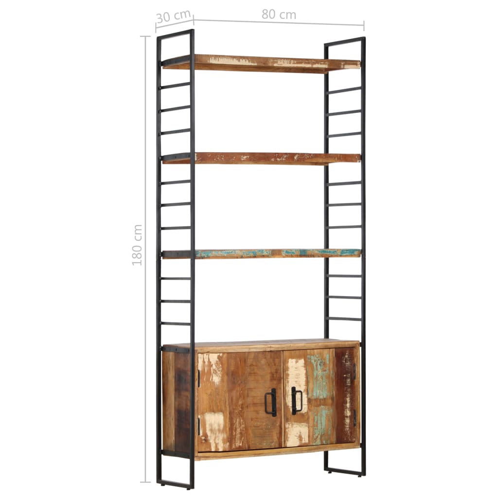Bibliotecă Cu 4 Niveluri, 80 X 30 X 180 Cm,