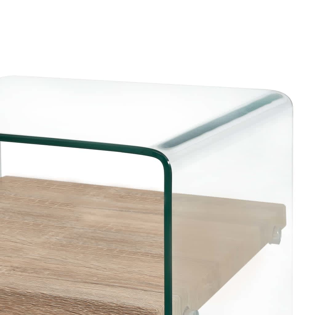 Măsuță De Cafea, Transparent, , Sticlă Securizată