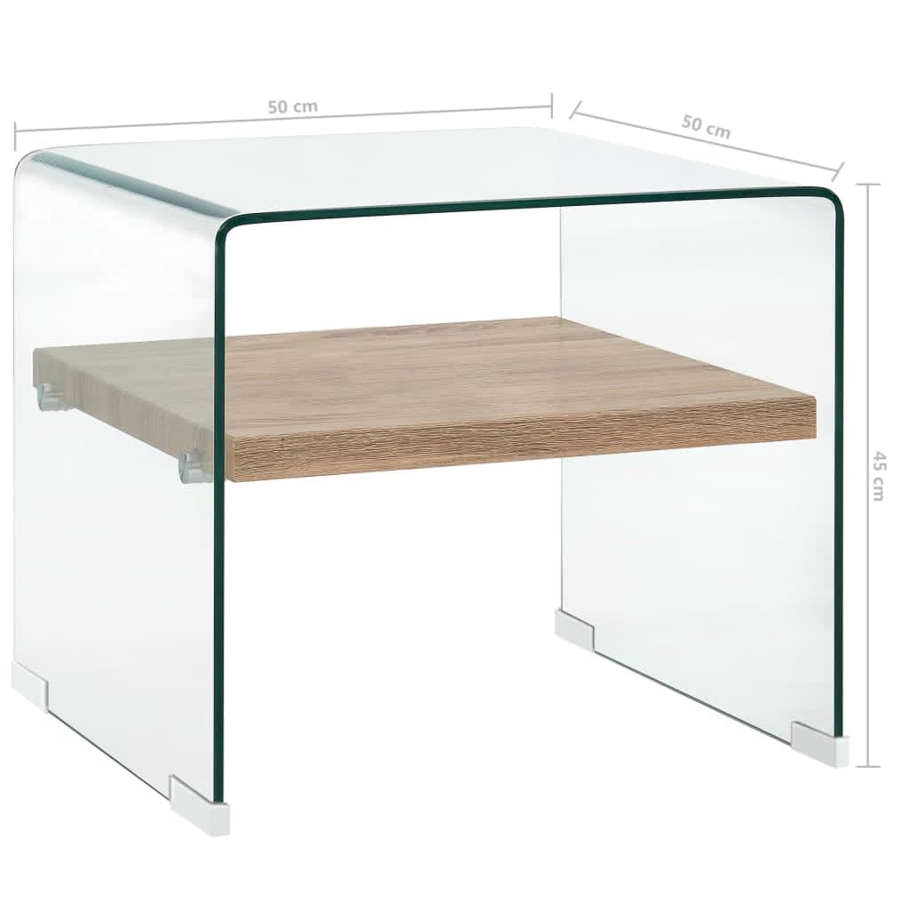 Măsuță De Cafea, Transparent, , Sticlă Securizată