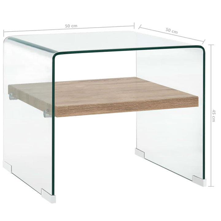 Măsuță De Cafea, Transparent, , Sticlă Securizată