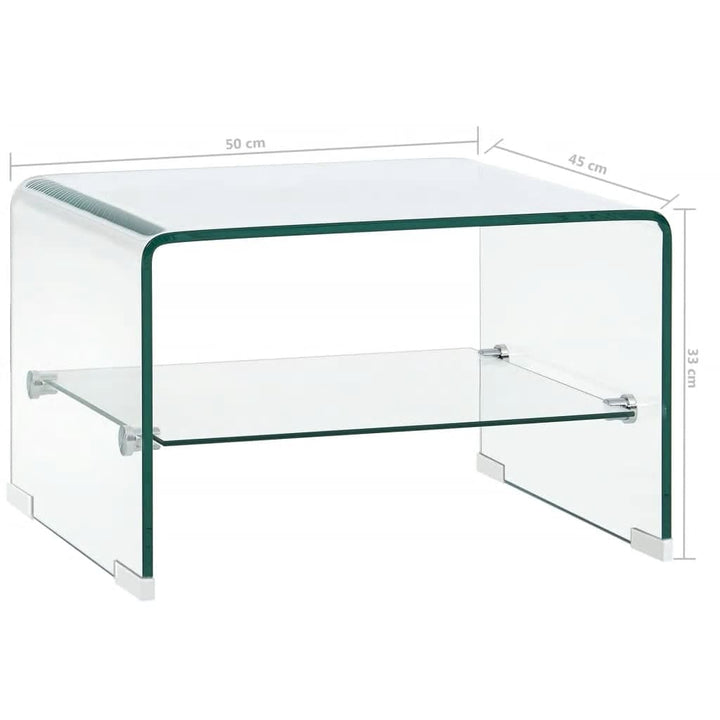 Măsuță De Cafea, Transparent, , Sticlă Securizată