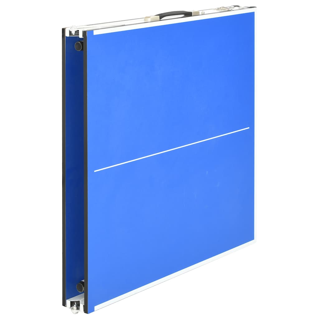 Masă De Ping Pong Cu Fileu, Albastru, 152 X 76 X 66 Cm