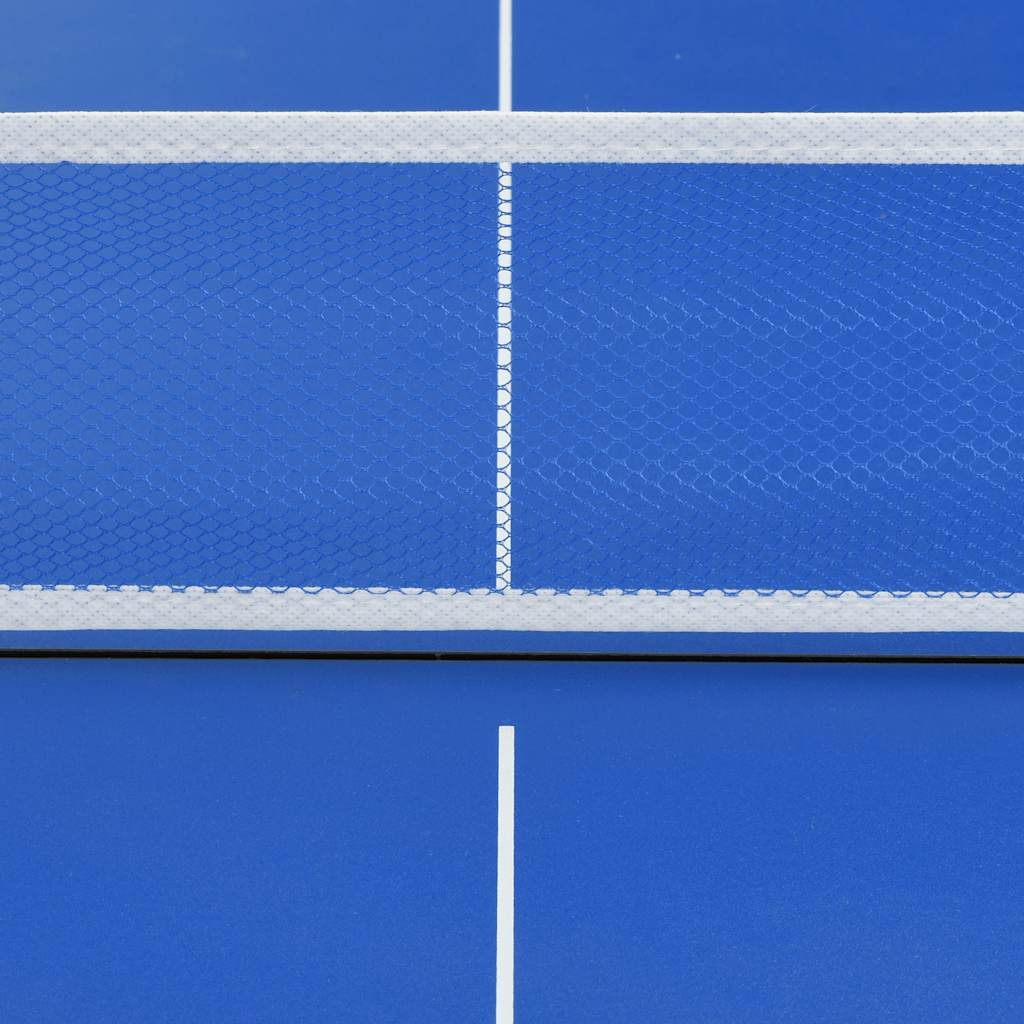 Masă De Ping Pong Cu Fileu, Albastru, 152 X 76 X 66 Cm
